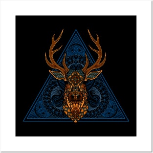 Majestic Deer Zenart Posters and Art